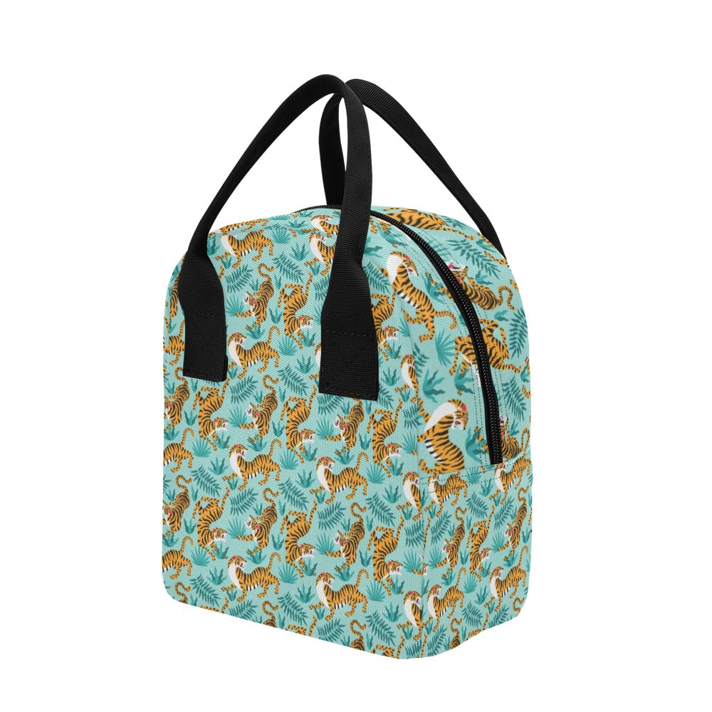 Tiger Print Design LKS304 Insulated Lunch Bag