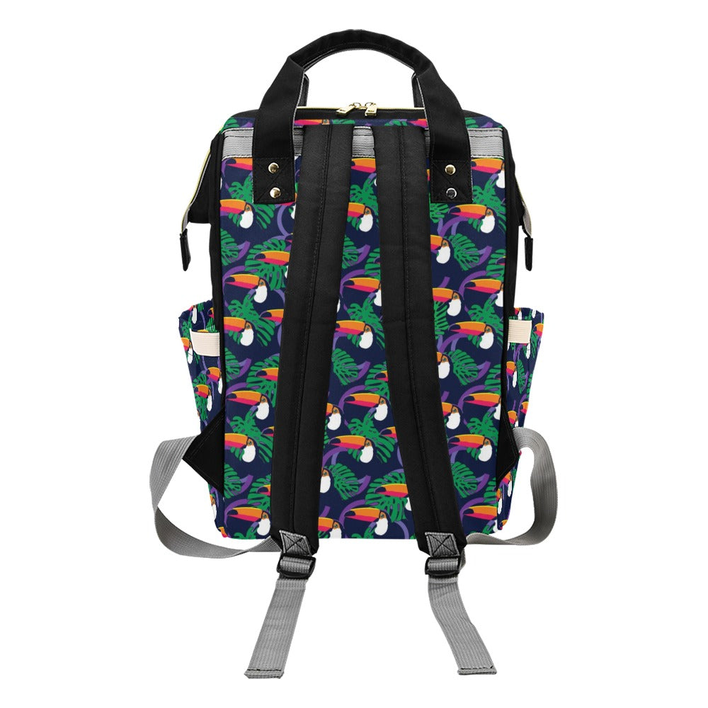 Toucan Print Design LKS302 Diaper Bag Backpack