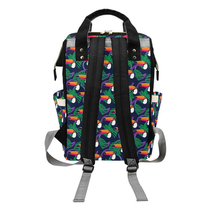 Toucan Print Design LKS302 Diaper Bag Backpack