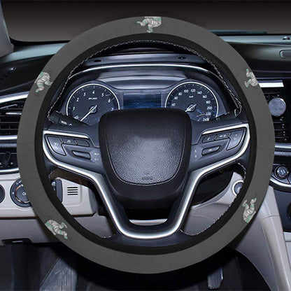 Mummy Print Design LKS305 Steering Wheel Cover with Elastic Edge