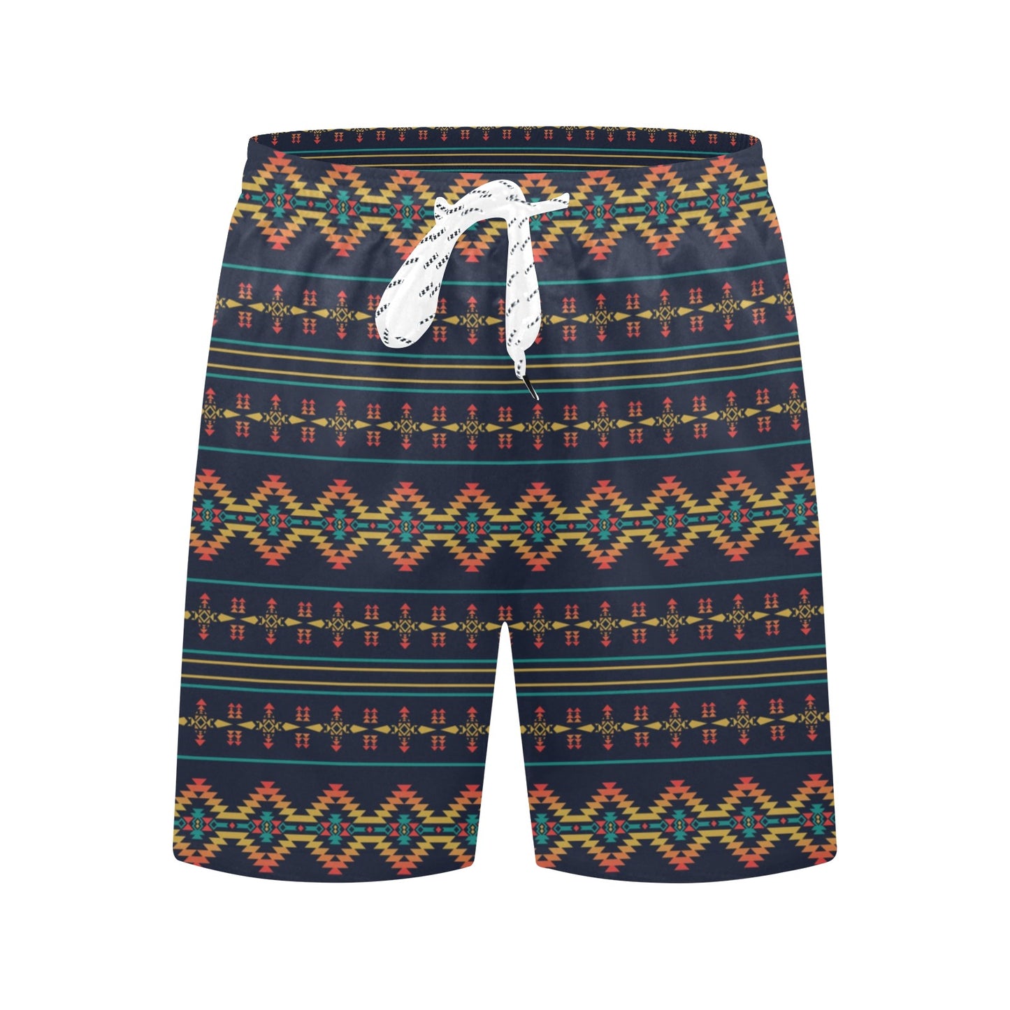 Southwest American Design Themed Print Men's Swim Trunks Beach Shorts