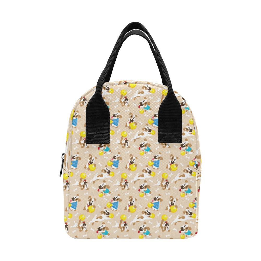 Russell Terriers Cute Print Design LKS304 Insulated Lunch Bag