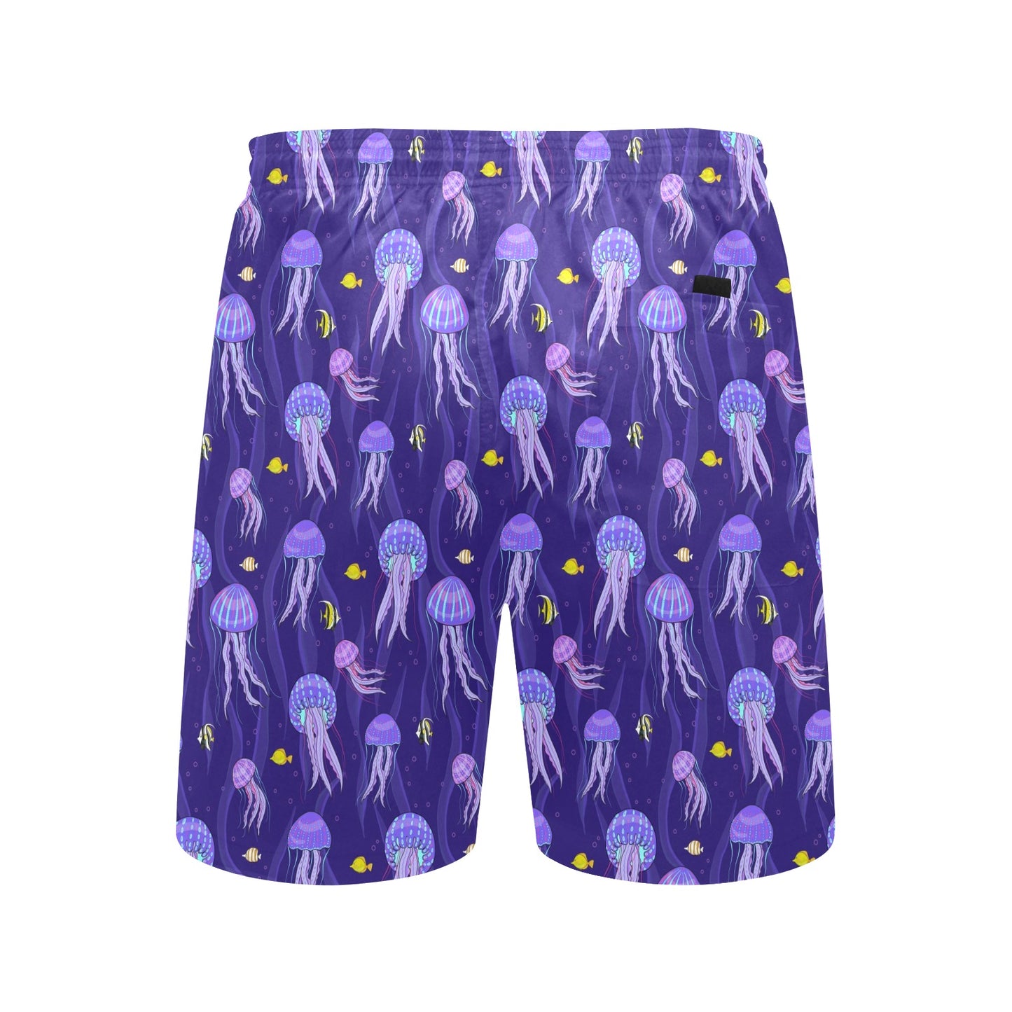 Jellyfish Style Print Men's Swim Trunks Beach Shorts