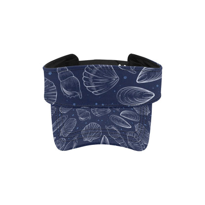 Seashell Print Design LKS3011 Unisex Sun Visor