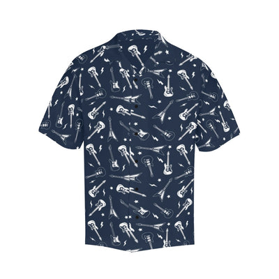 Electric Guitar Print Design LKS402 Men's Men's Hawaiian Shirt