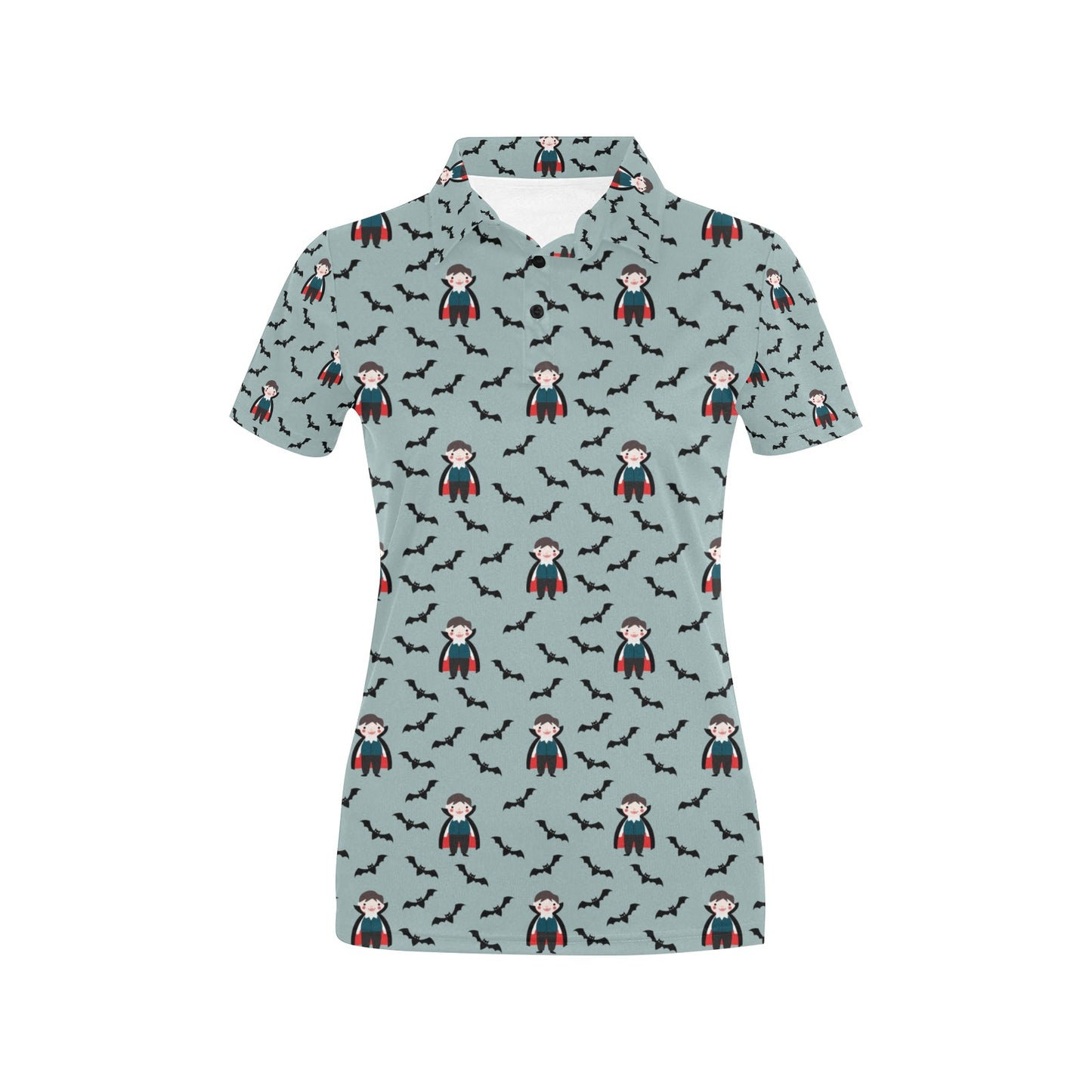 Vampire Print Design LKS304 Women's Polo Shirt