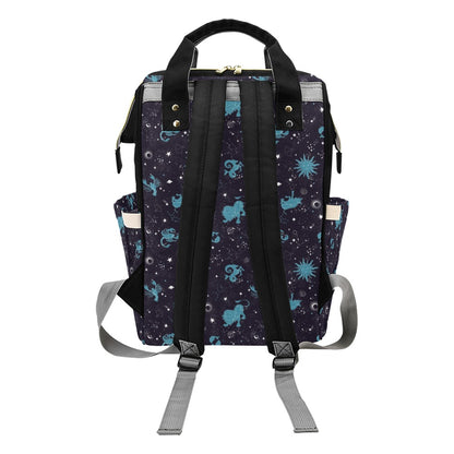Zodiac Print Design LKS303 Diaper Bag Backpack