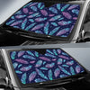 Feather Aztec Design Print Car Sun Shade For Windshield