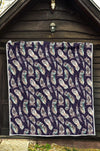 Feather Vintage Boho Design Print Premium Quilt-JTAMIGO.COM