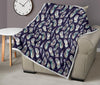 Feather Vintage Boho Design Print Premium Quilt-JTAMIGO.COM