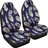 Feather Vintage Boho Design Print Universal Fit Car Seat Covers