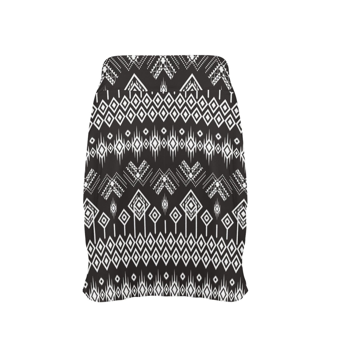 Tribal Pattern Print Design LKS304 17" Golf & Pickleball Skort with Pockets