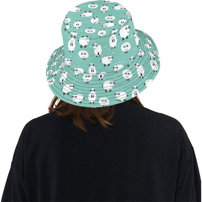 Sheep Print Design LKS404 Unisex Bucket Hat