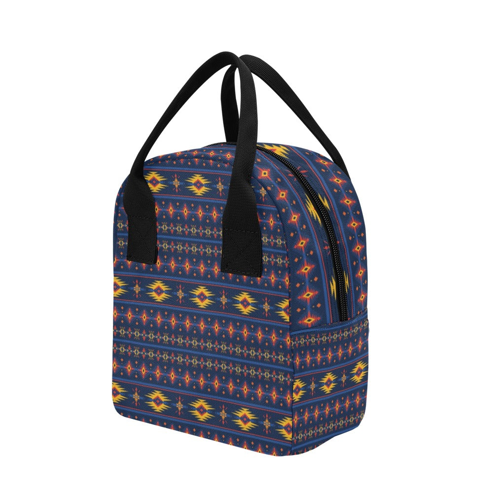 Southwest Pattern Print Design LKS306 Insulated Lunch Bag