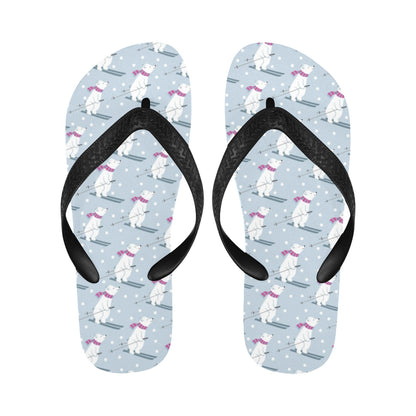 Ski Print Design LKS307 Flip Flops