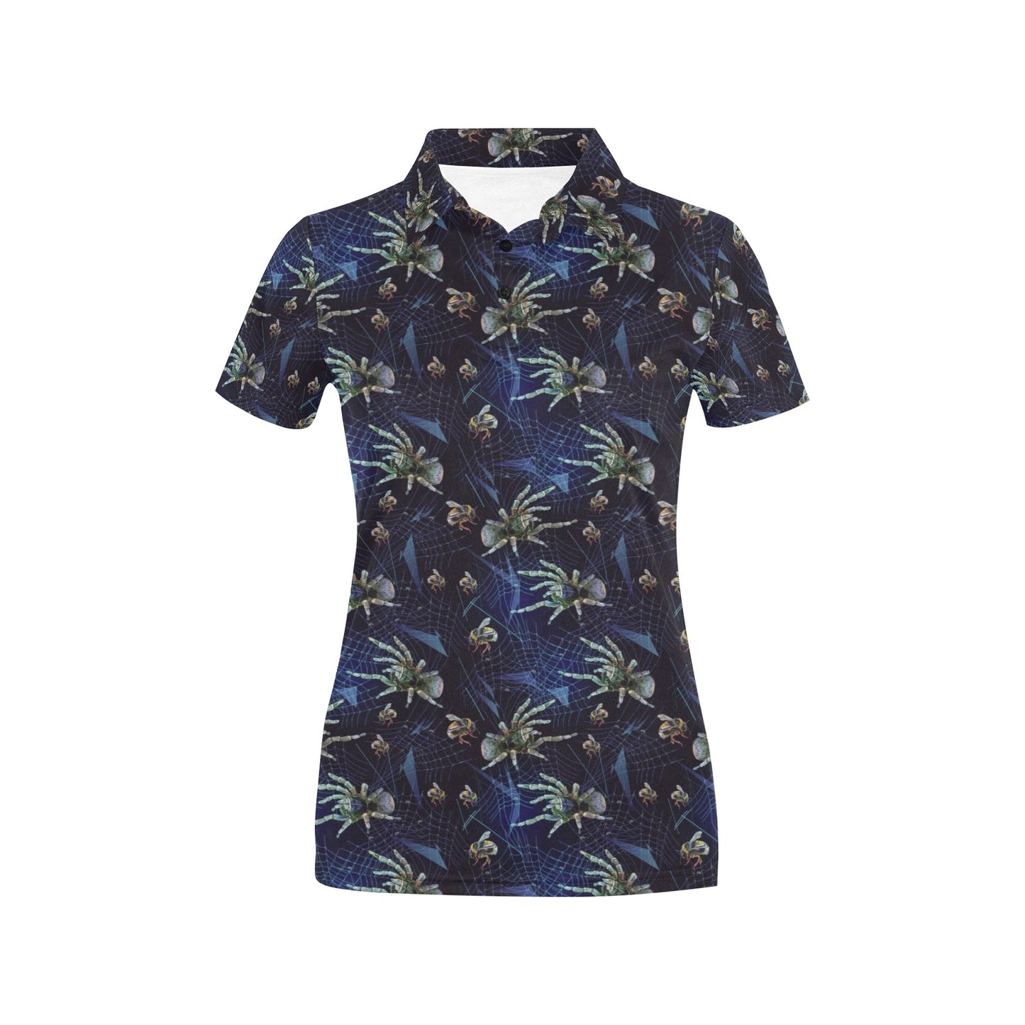 Tarantula Print Design LKS401 Women's Polo Shirt