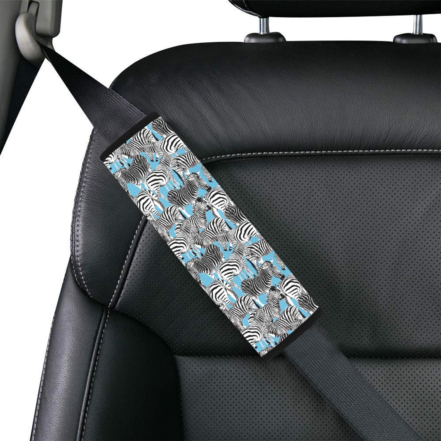 Zebra Print Design LKS305 Car Seat Belt Cover
