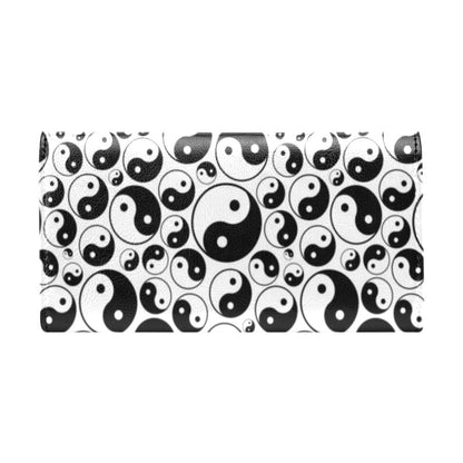 Yin Yang Print Design LKS302 Women's Trifold Wallet