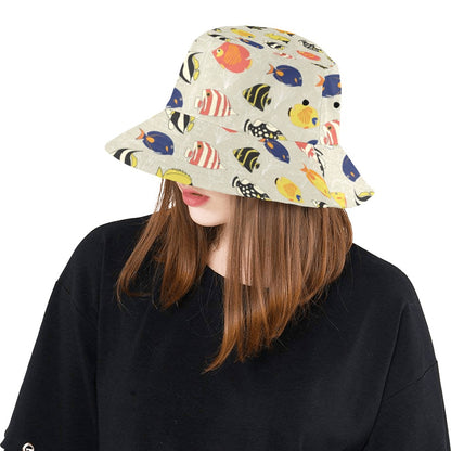 Angelfish Print Design LKS401 Unisex Bucket Hat