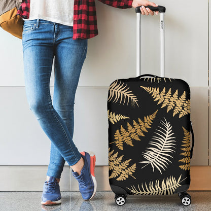 Fern Leave Bright Print Pattern Luggage Cover Protector