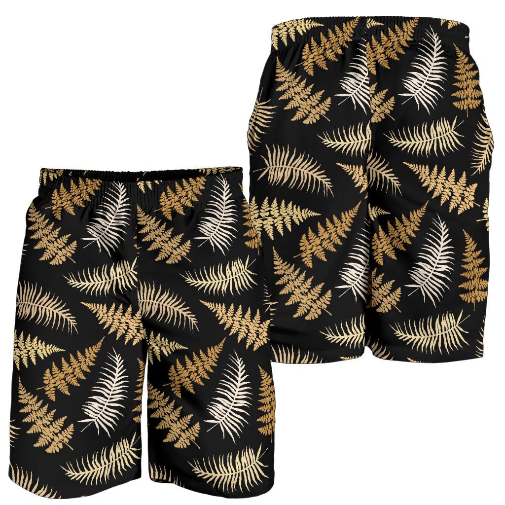 Fern Leave Bright Print Pattern Mens Shorts-JTAMIGO.COM