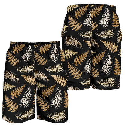 Fern Leave Bright Print Pattern Mens Shorts-JTAMIGO.COM