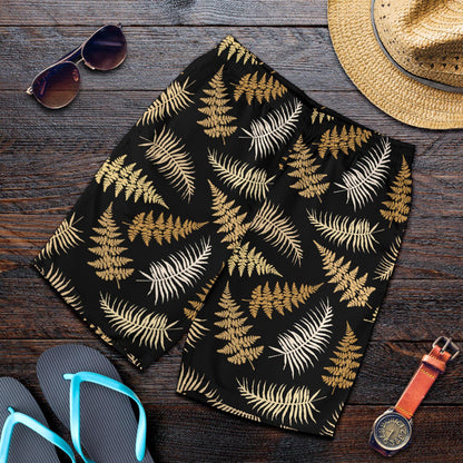 Fern Leave Bright Print Pattern Mens Shorts-JTAMIGO.COM