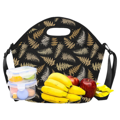 Fern Leave Bright Print Pattern Neoprene Lunch Bag (Model 1669)(Large)-JTAMIGO.COM