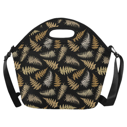 Fern Leave Bright Print Pattern Neoprene Lunch Bag (Model 1669)(Large)-JTAMIGO.COM
