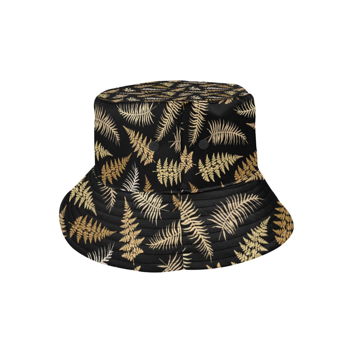 Fern Leave Bright Print Pattern Unisex Bucket Hat