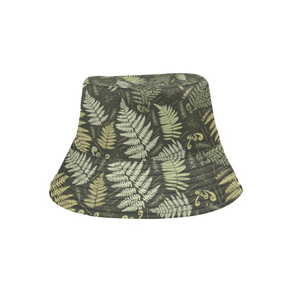 Fern Leave Green Print Pattern Unisex Bucket Hat