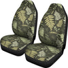 Fern Leave Green Print Pattern Universal Fit Car Seat Covers