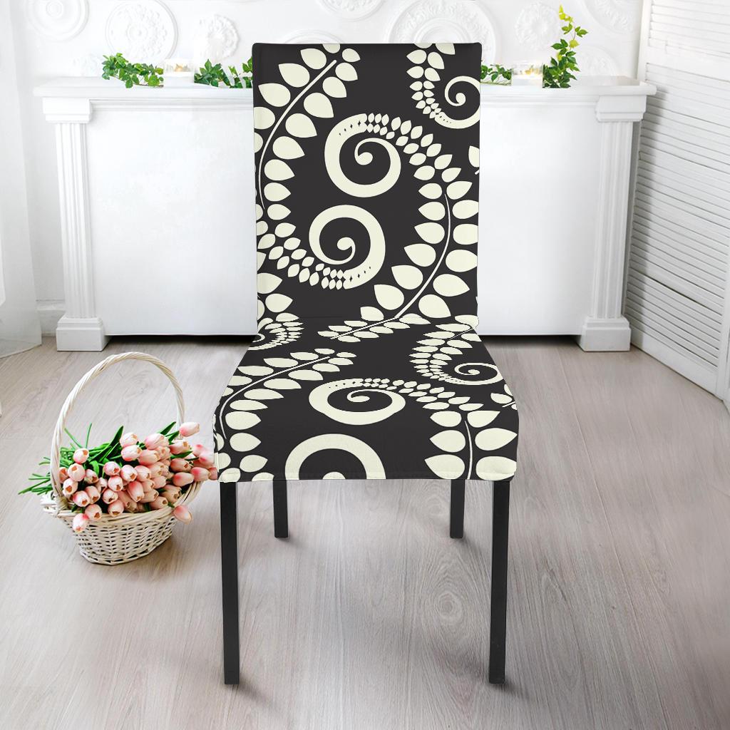 Fern Leave Print Pattern Dinning Chair Slipper-JTAMIGO.COM