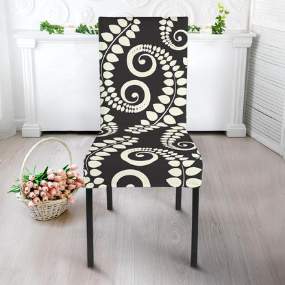 Fern Leave Print Pattern Dinning Chair Slipper-JTAMIGO.COM