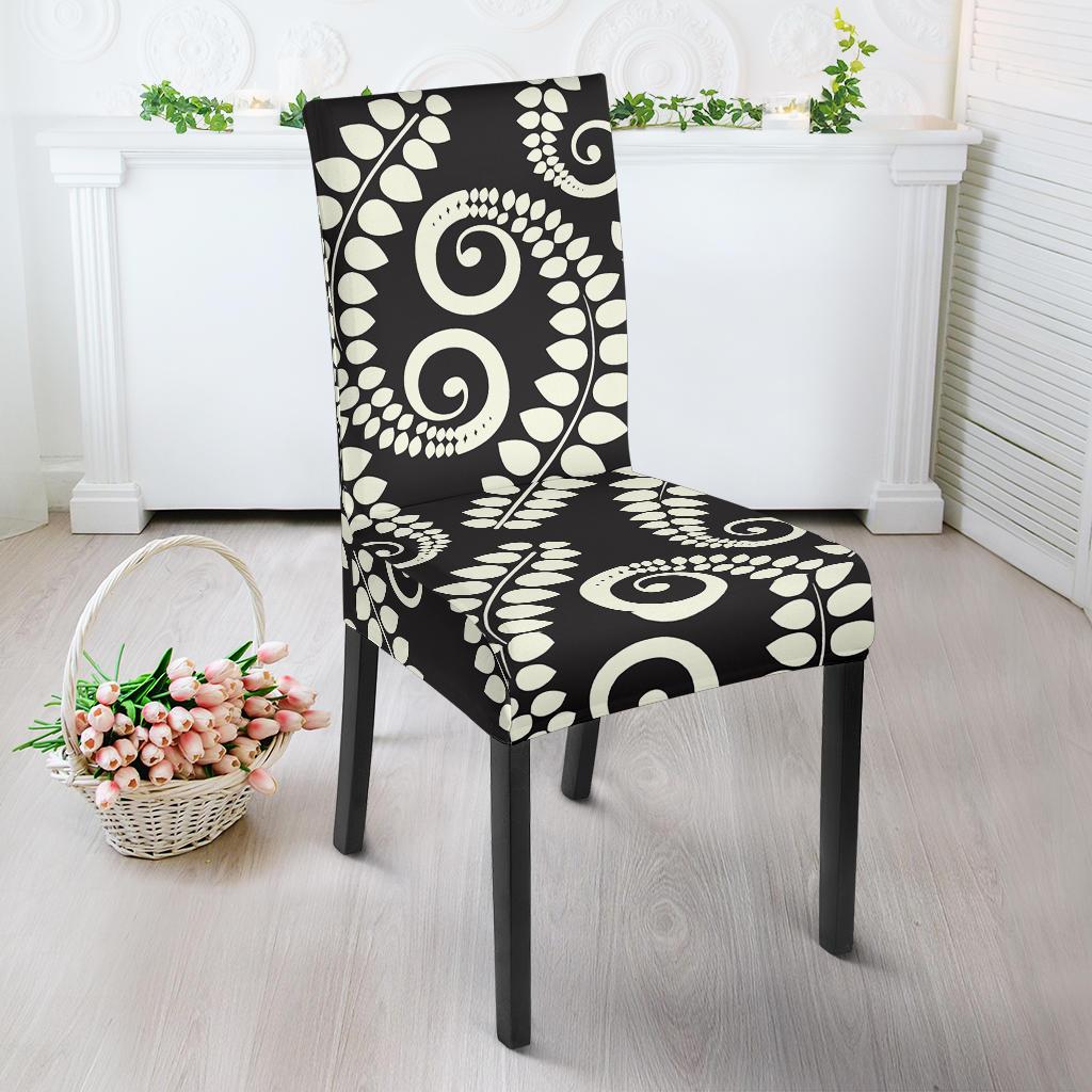 Fern Leave Print Pattern Dinning Chair Slipper-JTAMIGO.COM