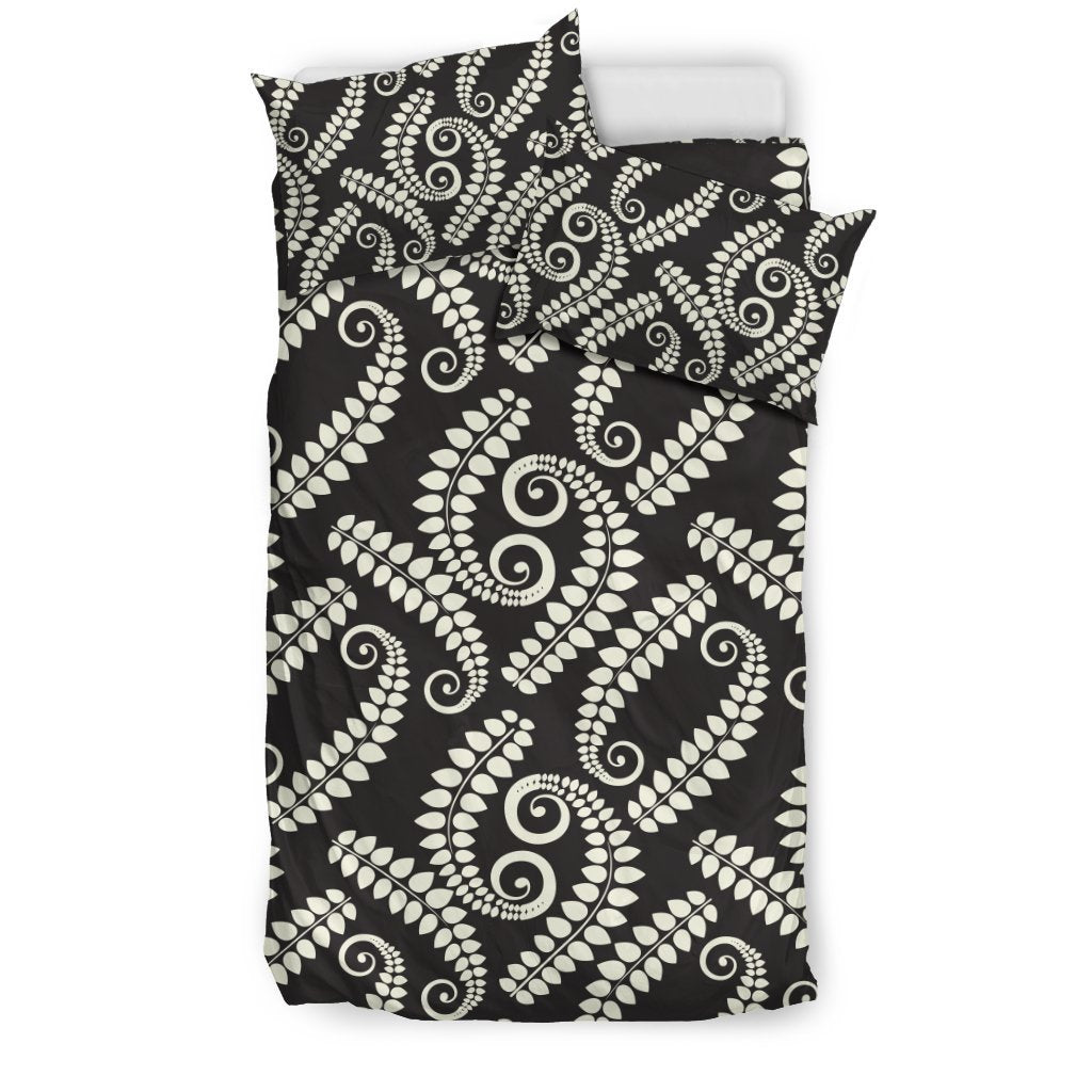 Fern Leave Print Pattern Duvet Cover Bedding Set