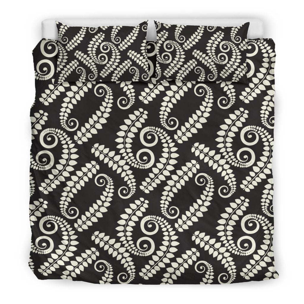Fern Leave Print Pattern Duvet Cover Bedding Set
