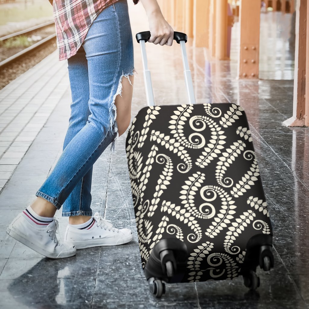 Fern Leave Print Pattern Luggage Cover Protector