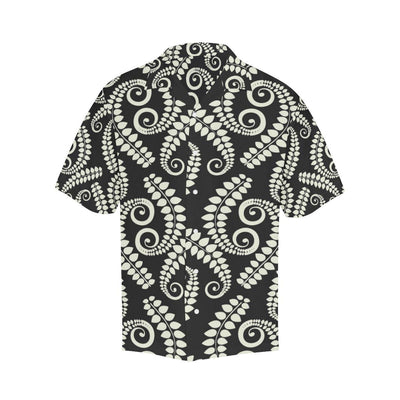Fern Leave Print Pattern Men Aloha Hawaiian Shirt
