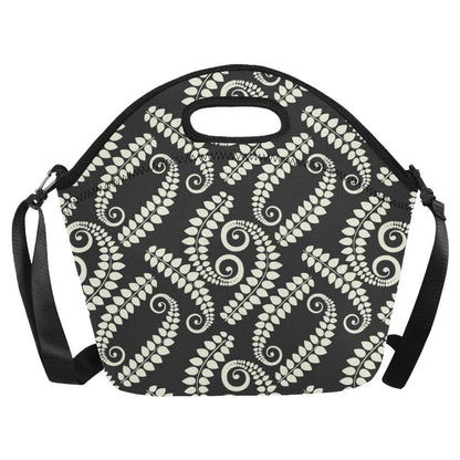 Fern Leave Print Pattern Neoprene Lunch Bag (Model 1669)(Large)-JTAMIGO.COM