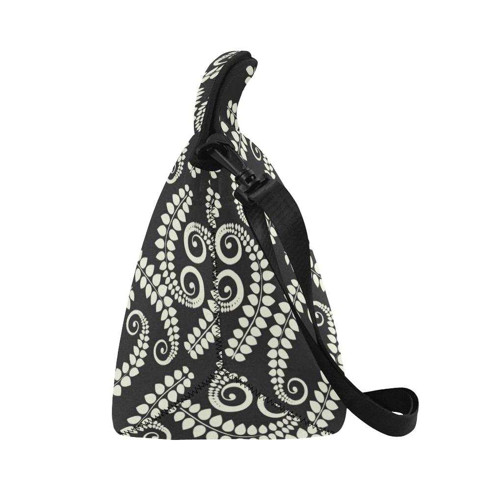 Fern Leave Print Pattern Neoprene Lunch Bag (Model 1669)(Large)-JTAMIGO.COM