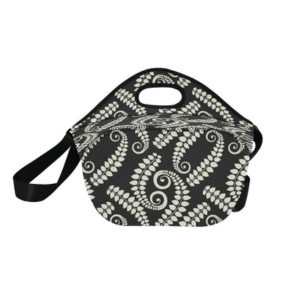 Fern Leave Print Pattern Neoprene Lunch Bag (Model 1669)(Large)-JTAMIGO.COM