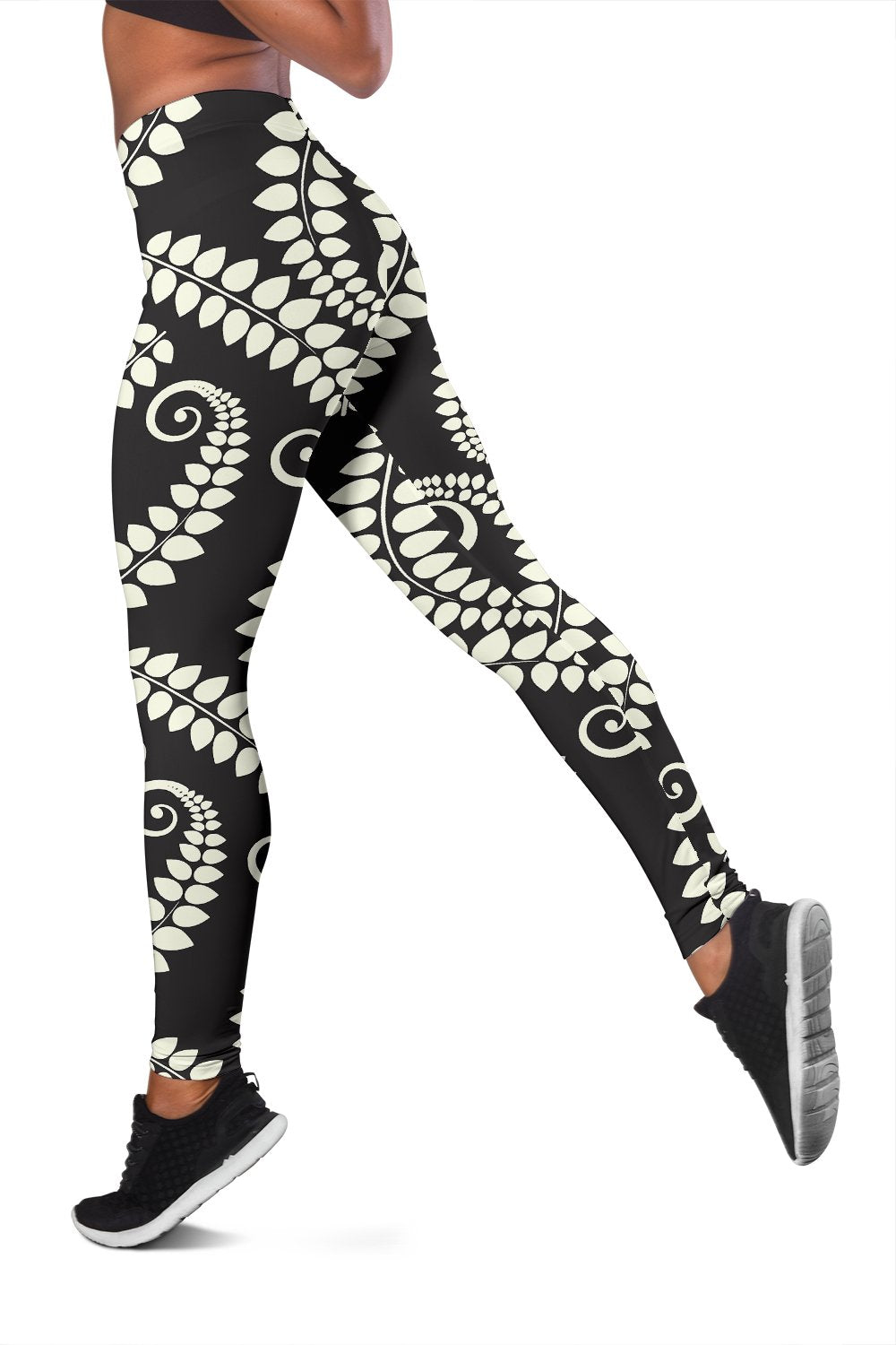 Fern Leave Print Pattern Women Leggings