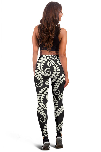Fern Leave Print Pattern Women Leggings