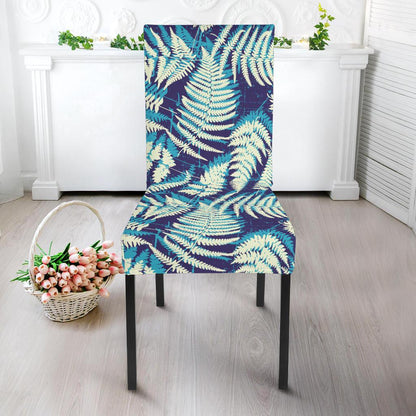 Fern Leave Summer Print Pattern Dinning Chair Slipper-JTAMIGO.COM