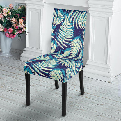Fern Leave Summer Print Pattern Dinning Chair Slipper-JTAMIGO.COM