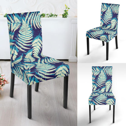 Fern Leave Summer Print Pattern Dinning Chair Slipper-JTAMIGO.COM