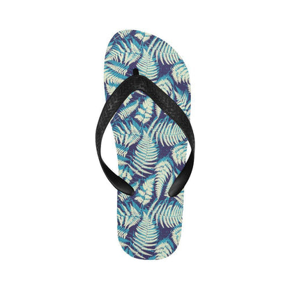 Fern Leave Summer Print Pattern Flip Flops-JTAMIGO.COM
