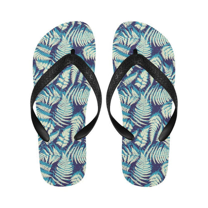 Fern Leave Summer Print Pattern Flip Flops-JTAMIGO.COM