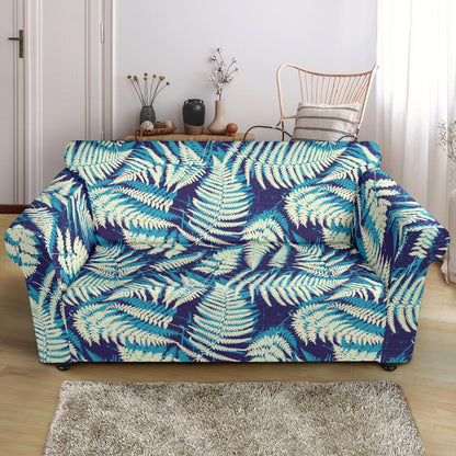 Fern Leave Summer Print Pattern Loveseat Slipcover-JTAMIGO.COM